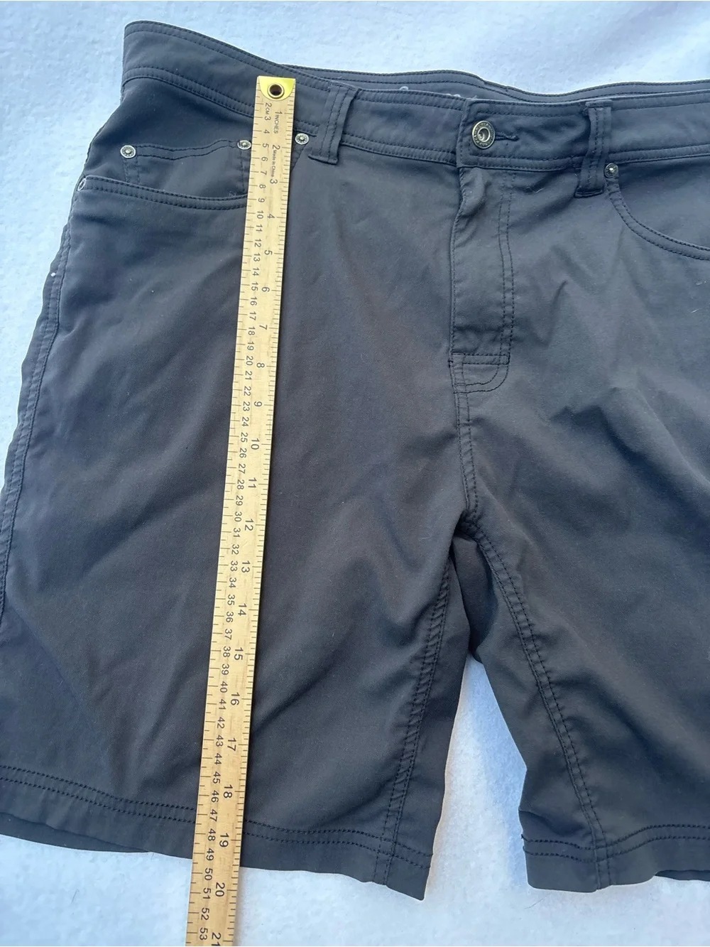 Prana Men's Black Athletic Performance Shorts